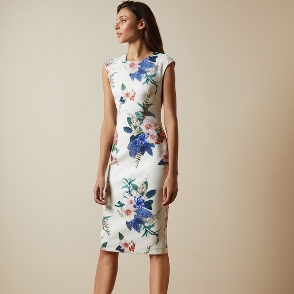 Ted Baker Dresses Ted Baker Dress Sharley Floral Midi Sheath